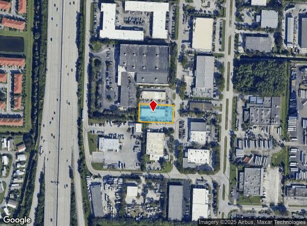 7535 Enterprise Dr, Riviera Beach, FL Parcel Map