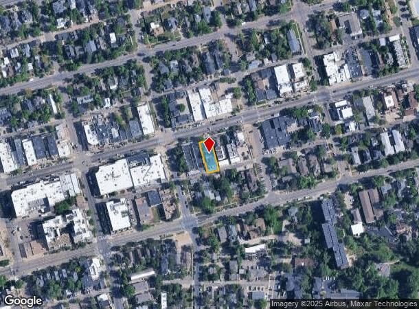  1824 Pearl St, Boulder, CO Parcel Map