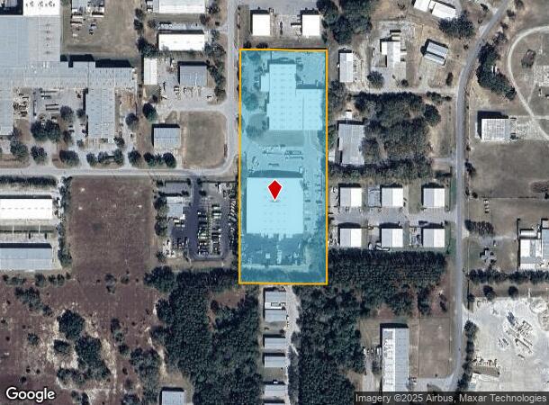  271 Southridge Industrial Dr, Tavares, FL Parcel Map