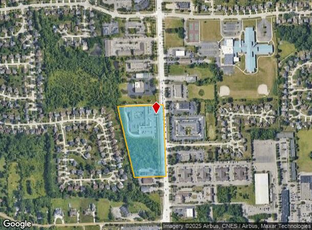  5969 N Canton Center Rd, Canton, MI Parcel Map