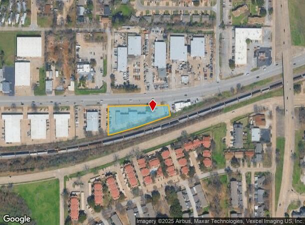 1726 W Division St, Arlington, TX Parcel Map