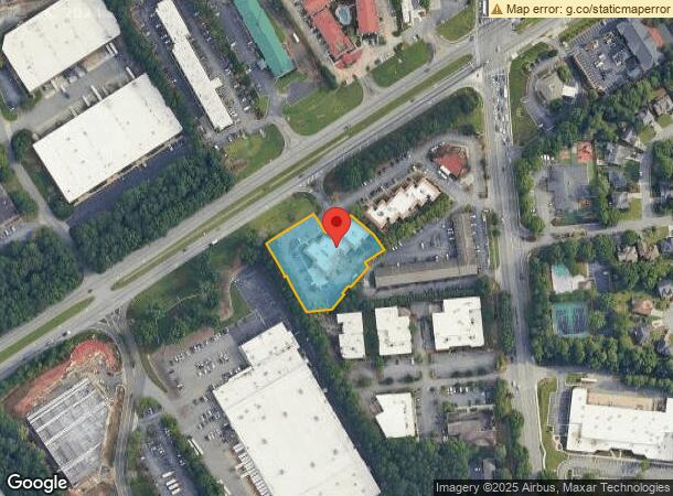  5390 Peachtree Industrial Blvd, Norcross, GA Parcel Map