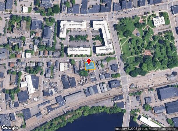  24 Charles St, Waltham, MA Parcel Map