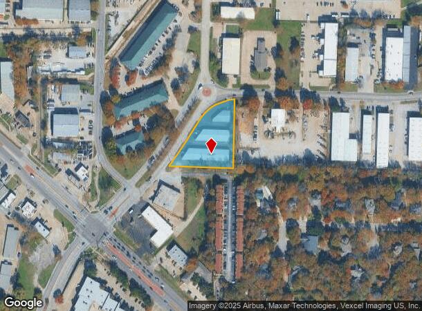 1239 Teasley Ln, Denton, TX Parcel Map