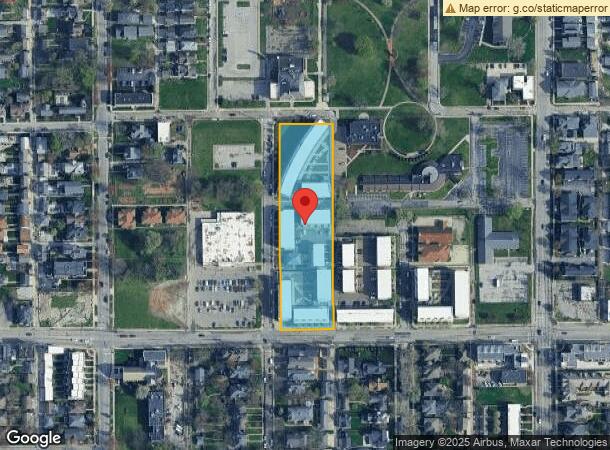  1621 N Park Ave, Indianapolis, IN Parcel Map