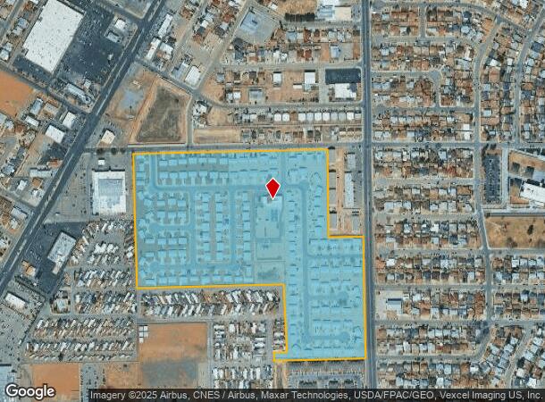5628 Eisenhower Ave, El Paso, TX Parcel Map
