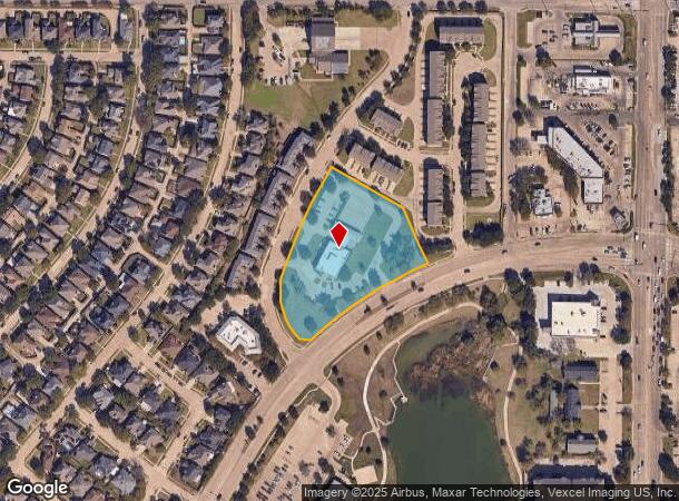  1801 Keller Springs Rd, Carrollton, TX Parcel Map