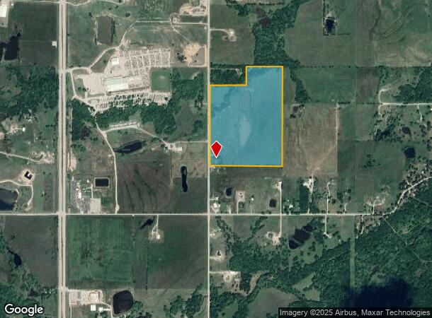  2820 N 205 Rd, Beggs, OK Parcel Map