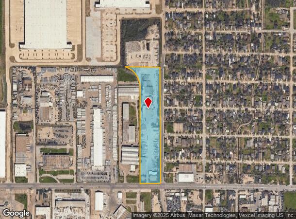  3815 Singleton Blvd, Dallas, TX Parcel Map