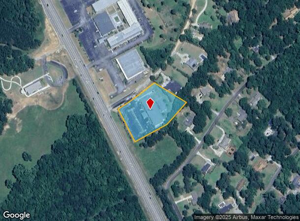  2621 N Columbia St, Milledgeville, GA Parcel Map