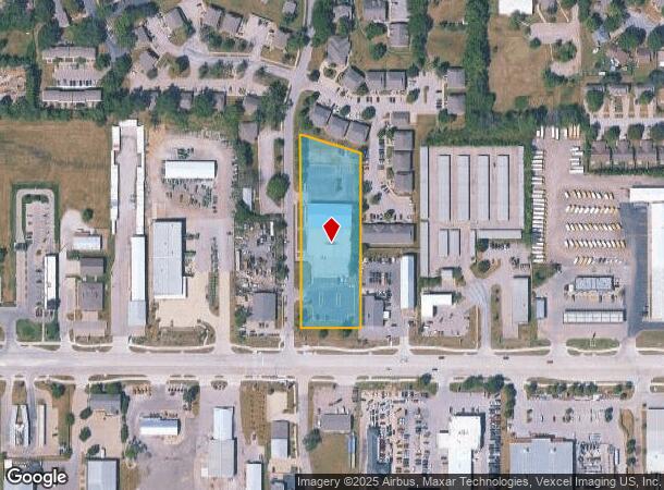  1202 E 23Rd St, Lawrence, KS Parcel Map