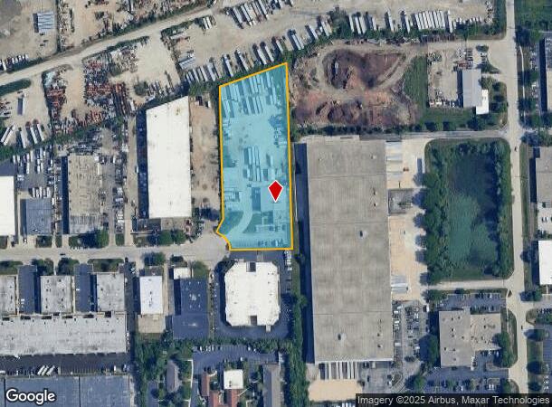  1698 W Cortland Ct, Addison, IL Parcel Map