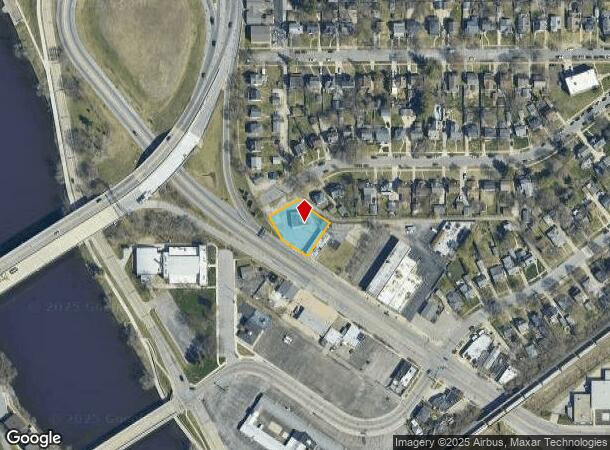 1107 Mishawaka Ave, South Bend, IN Parcel Map