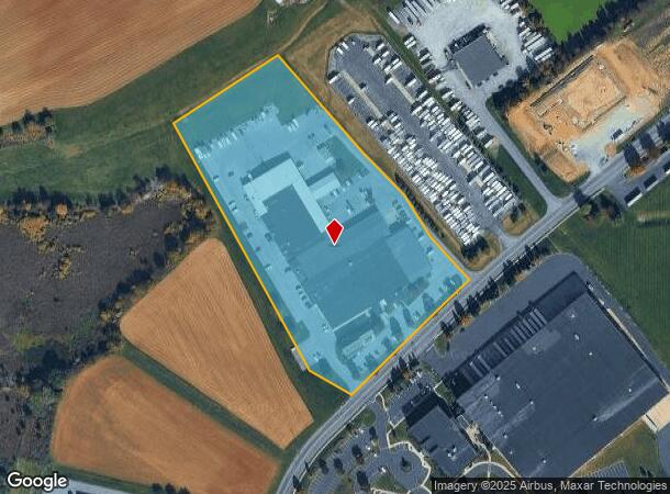 1200 Corporate Blvd, Lancaster, PA Parcel Map