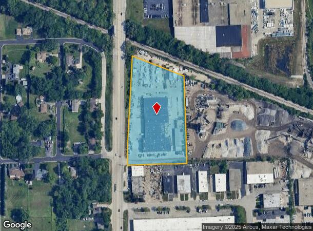  543 S Rohlwing Rd, Addison, IL Parcel Map