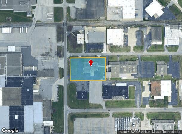  1617 Dividend Rd, Fort Wayne, IN Parcel Map
