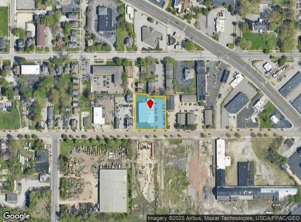 677 Carroll St, Akron, OH Parcel Map