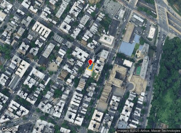2468 Beaumont Ave, Bronx, NY Parcel Map