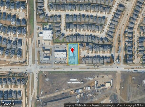  3580 W First St, Prosper, TX Parcel Map