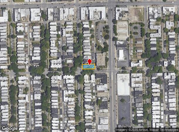  7957 S Evans Ave, Chicago, IL Parcel Map