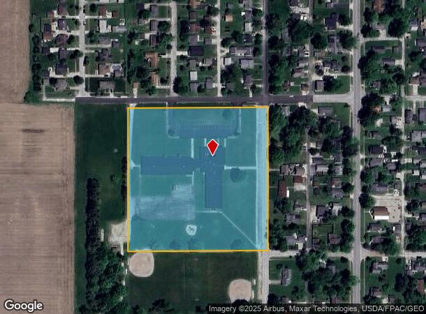 1224 West St, Genoa, OH Parcel Map