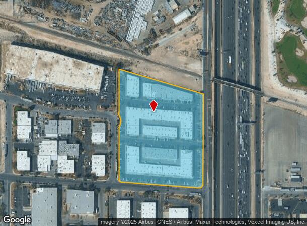  6205 Dean Martin Dr, Las Vegas, NV Parcel Map