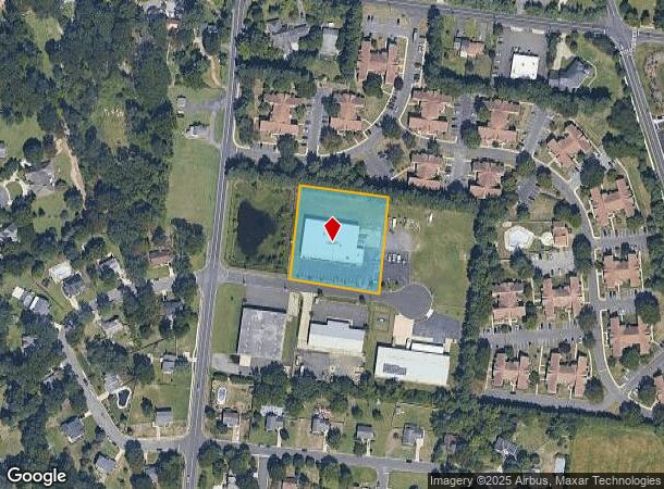  1520 Village Ct, Beverly, NJ Parcel Map