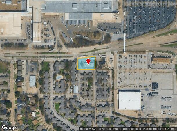  2500 E Abram St, Arlington, TX Parcel Map
