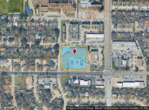 807 E Park Row Dr, Arlington, TX Parcel Map
