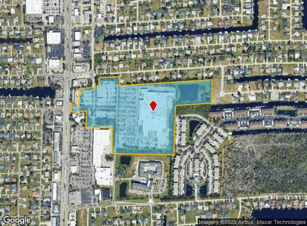  1619 Del Prado Blvd S, Cape Coral, FL Parcel Map