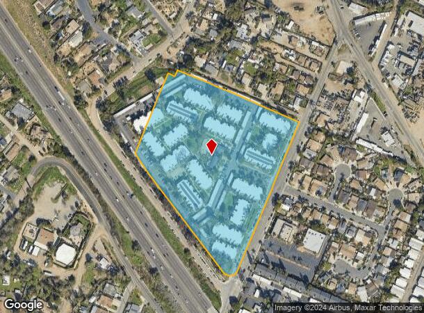  221 Smilax Rd, Vista, CA Parcel Map