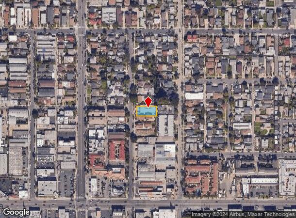  1390 Newport Ave, Long Beach, CA Parcel Map