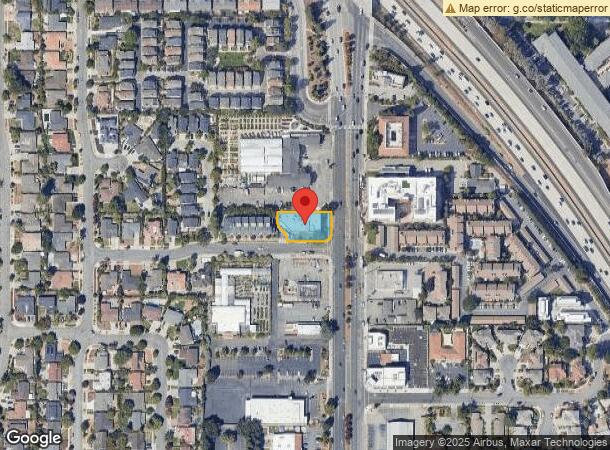  1375 S De Anza Blvd, Cupertino, CA Parcel Map