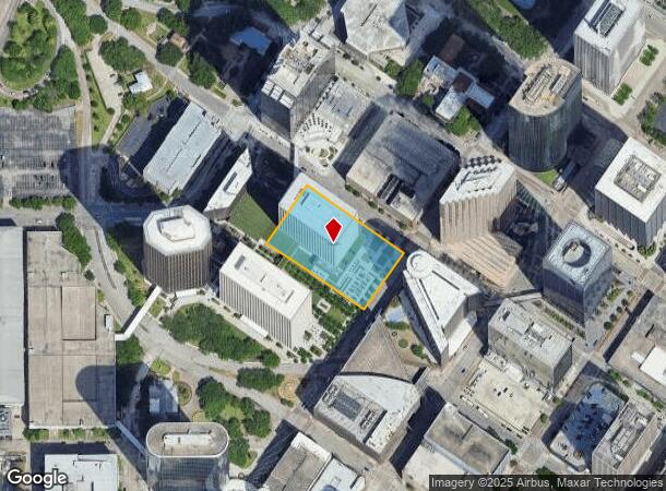 500 Dallas St, Houston, TX Parcel Map