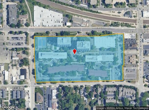  631 W Liberty Dr, Wheaton, IL Parcel Map