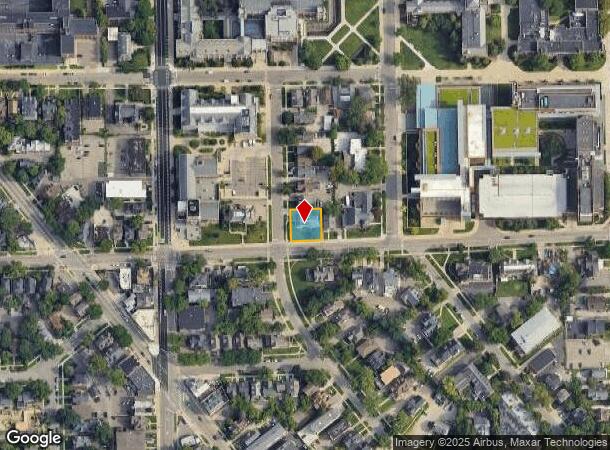 733 Oakland Ave, Ann Arbor, MI Parcel Map