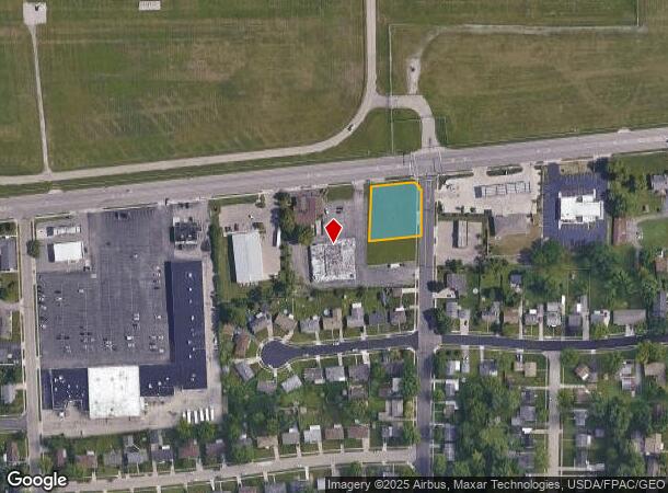 626 W National Rd, Vandalia, OH Parcel Map