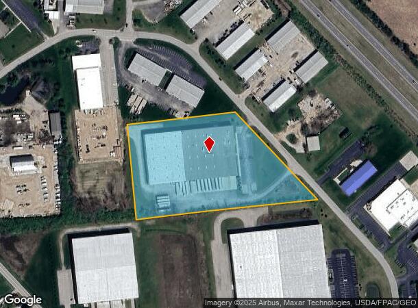  8025 Corporate Blvd, Plain City, OH Parcel Map