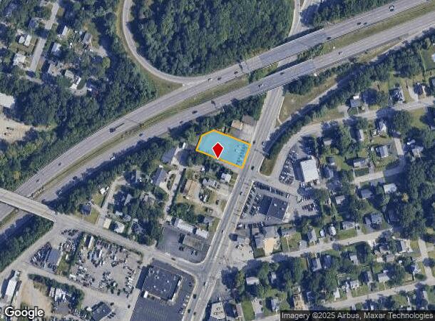 1049 Washington St, Attleboro, MA Parcel Map