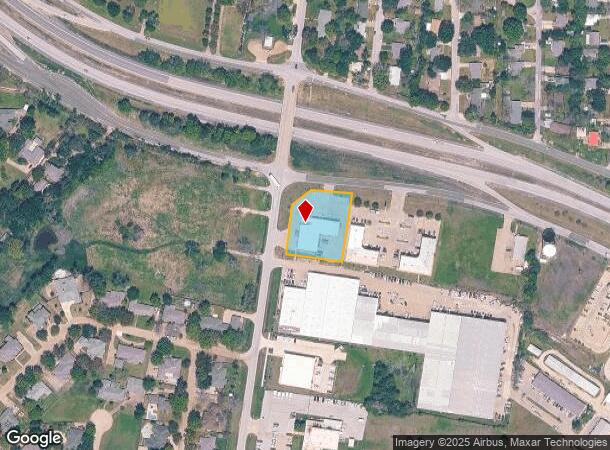  1807 S Houston St, Kaufman, TX Parcel Map
