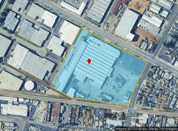  7400 E Slauson Ave, Commerce, CA Parcel Map