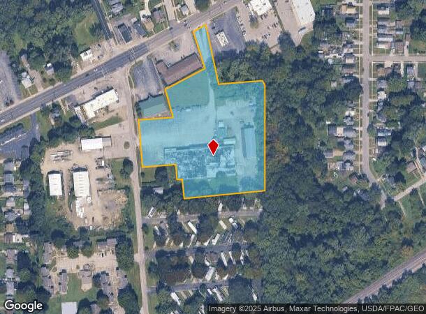  1750 W Prospect Rd, Ashtabula, OH Parcel Map