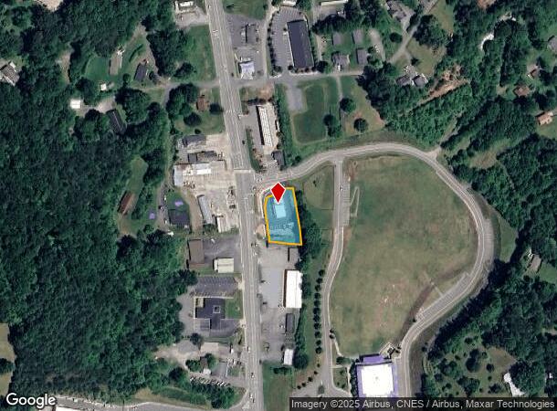 1585 E Main St, Sylva, NC Parcel Map