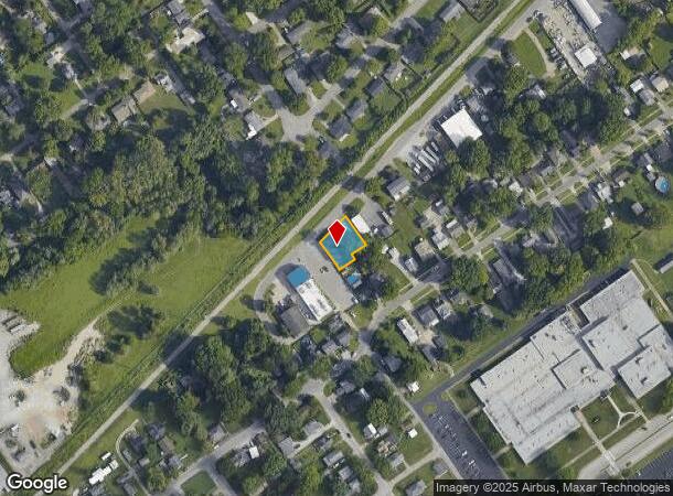  124 W Bell Ave, Clarksville, IN Parcel Map