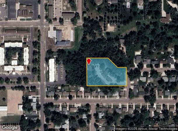 1515 N Davison St, Mitchell, SD Parcel Map
