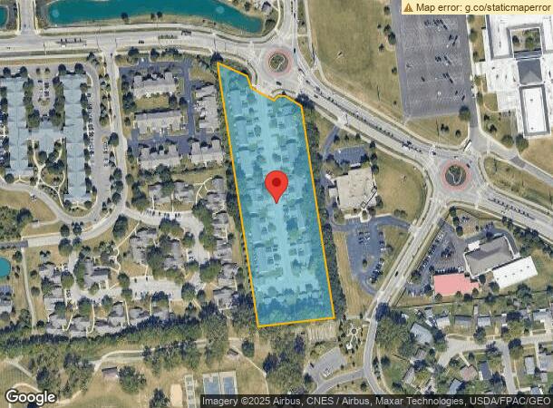  3913 Parkside Ct, Hilliard, OH Parcel Map