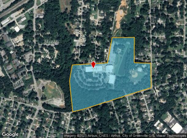  500 W Lee Rd, Taylors, SC Parcel Map