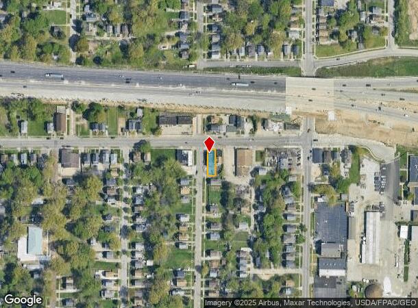  444 E South St, Akron, OH Parcel Map
