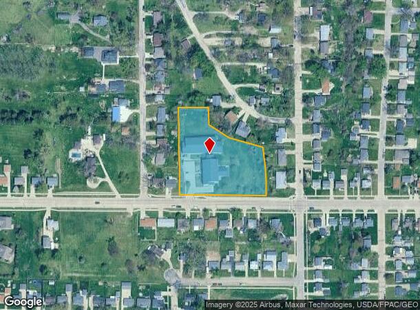 1100 O Ave Nw, Cedar Rapids, IA Parcel Map