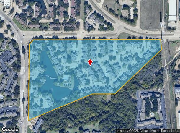  3000 Keller Springs Rd, Carrollton, TX Parcel Map